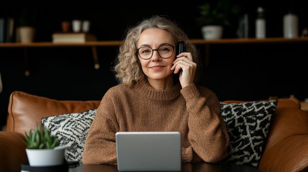 woman calling lawyer